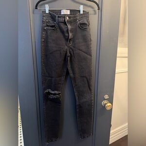 Reformation Charcoal Jeans